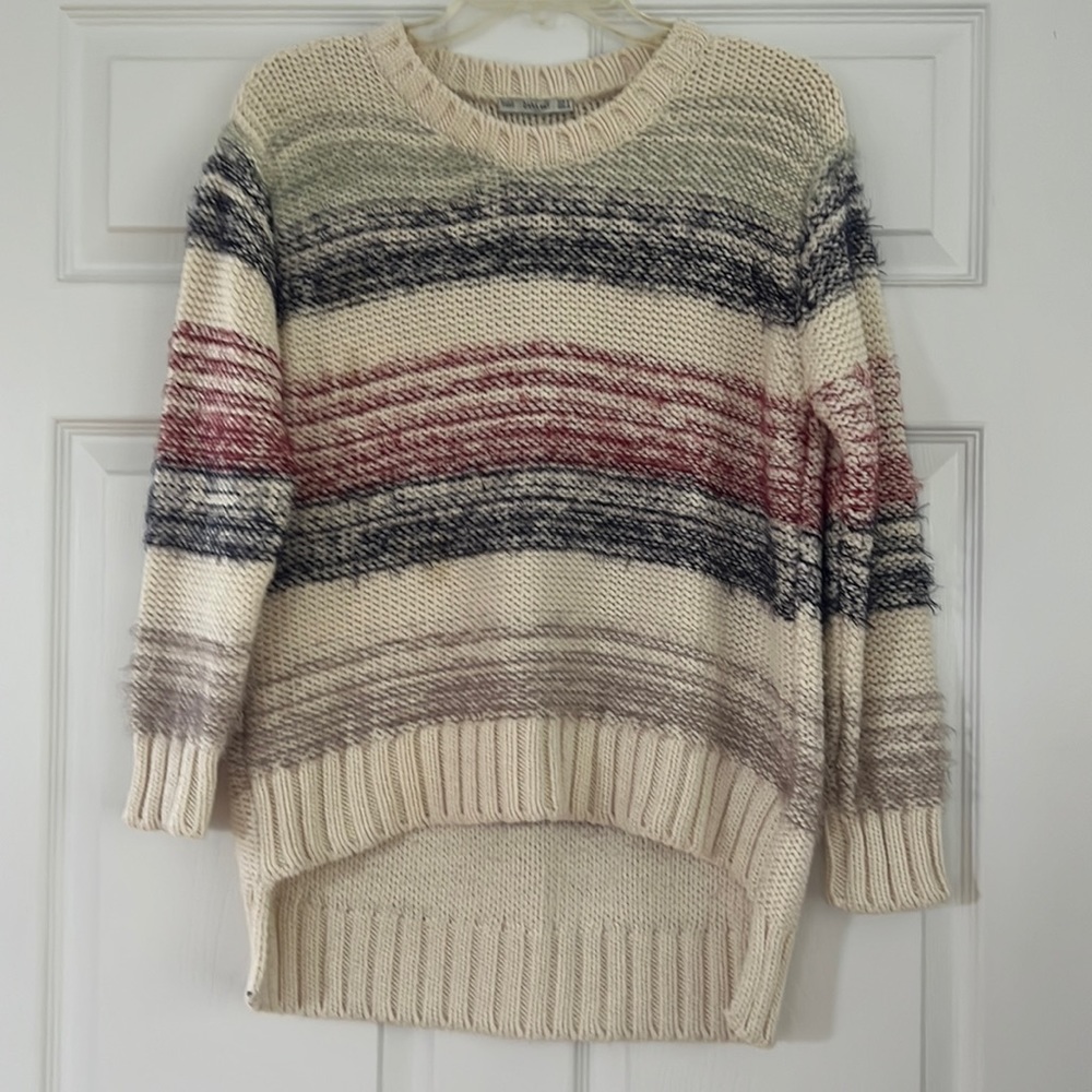 Zara Knitted crewneck sweater